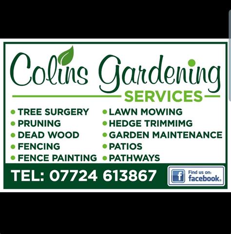 Colins gardening services