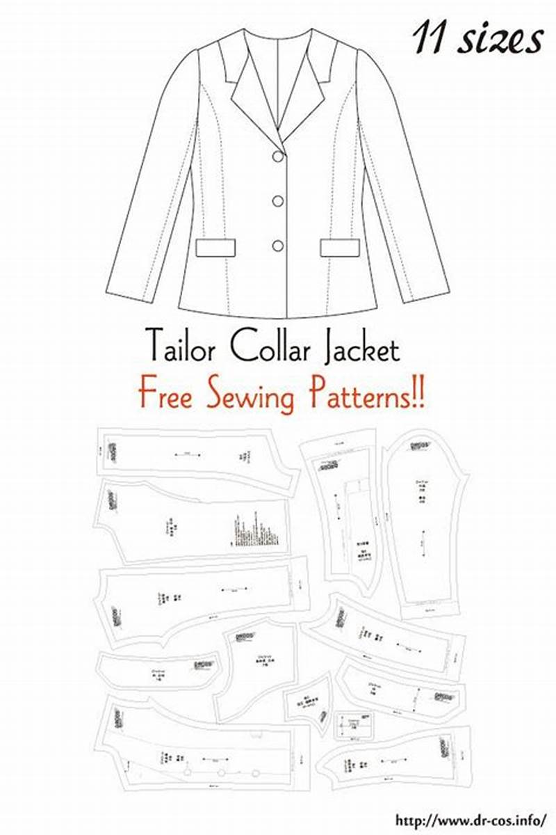 Collared Jacket Sewing Pattern