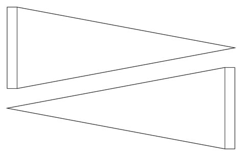 College Pennant Template