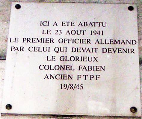 Colonel Fabien à Dugny