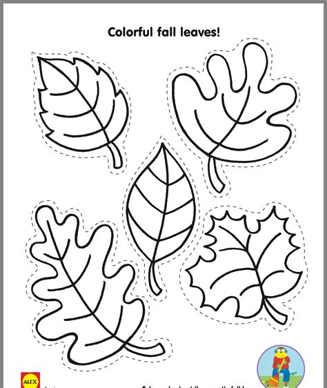 Color Leaves Printable