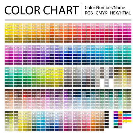 Color Number Chart