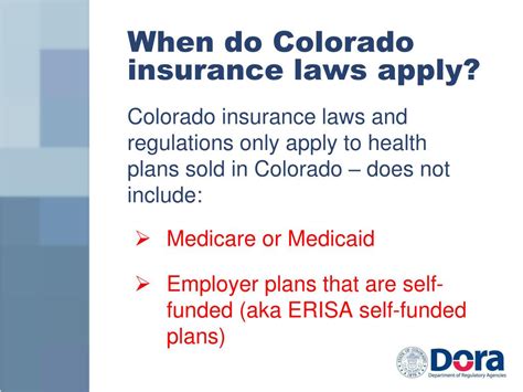 Colorado Insurance Requirements and Regulations