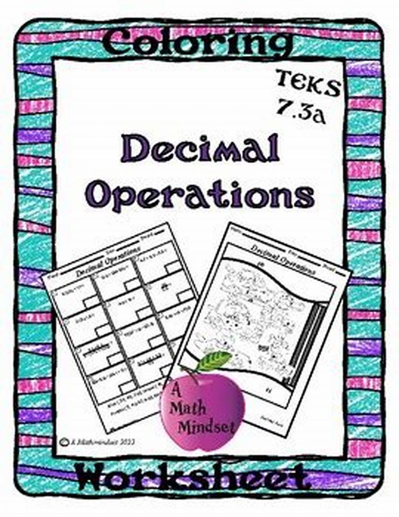 Coloring Activity Over 7.3b Teks Math