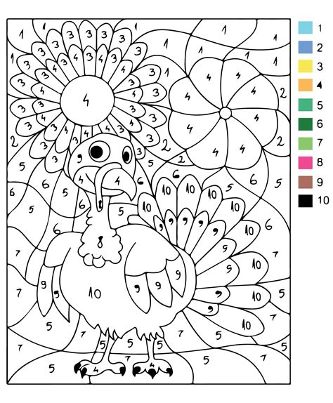 Coloring By Number Printables