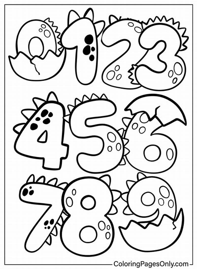 Coloring Pages For Numbers