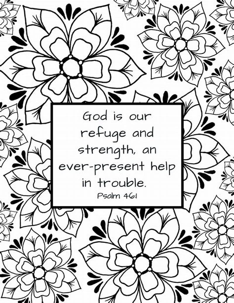 Coloring Pages For Scriptures In The Bible