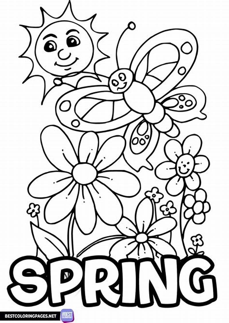 Coloring Pages For Spring Printable