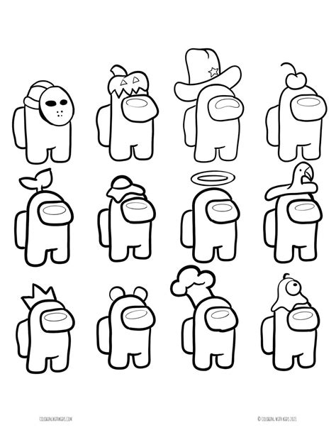 Coloring Pages Printable Among Us