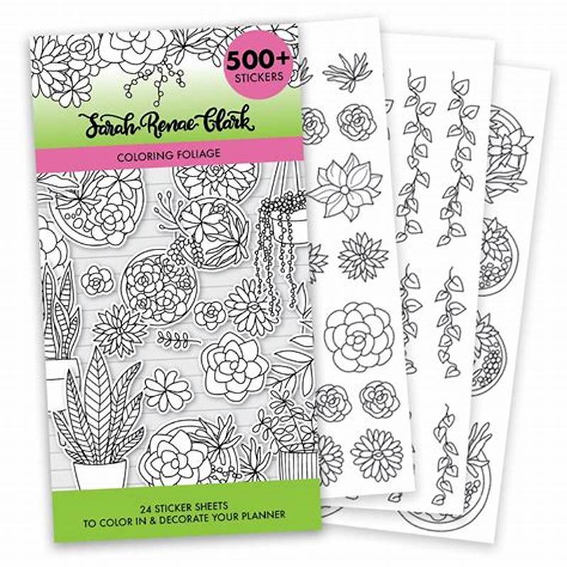 Coloring Sticker Book
