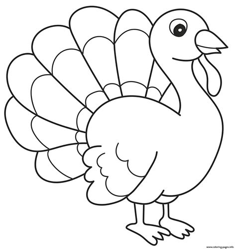 Coloring Turkey Printable