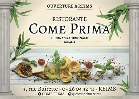 Come Prima à Reims