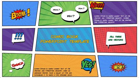 Comic Book Ppt Template