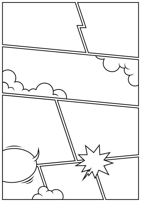 Comic Frame Template