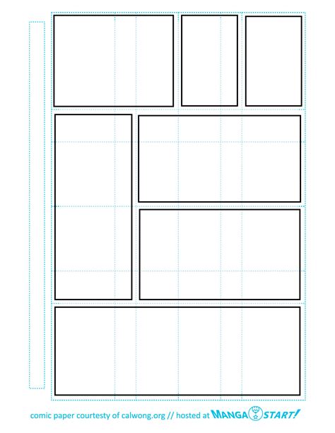 Comic Paper Template