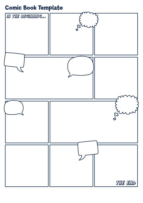 Comic Strip Templates Free