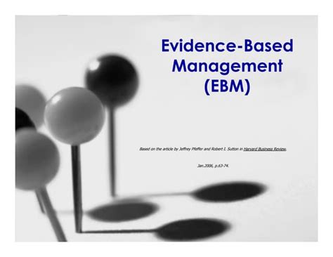 Comm 5170 Evidence-based Management I Course Catalog