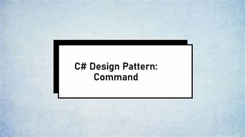 Command Pattern C#