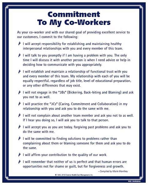 Co-Workers Pledge