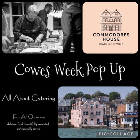 Commodores House - Cowes Week 2023 Pop Up Bar and Restuarant