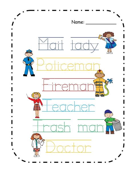 Community Helpers Worksheets Free Printables