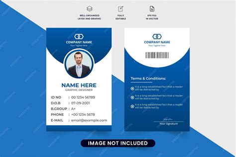 Company Identity Card Template