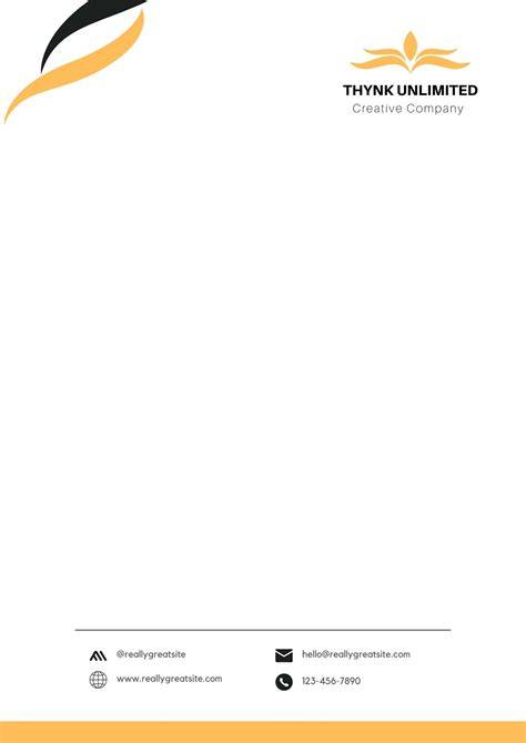 Company Letterhead Templates