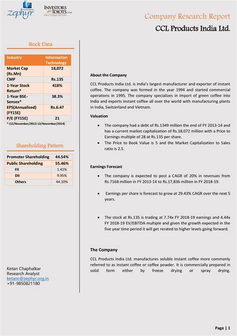 Company Research Template