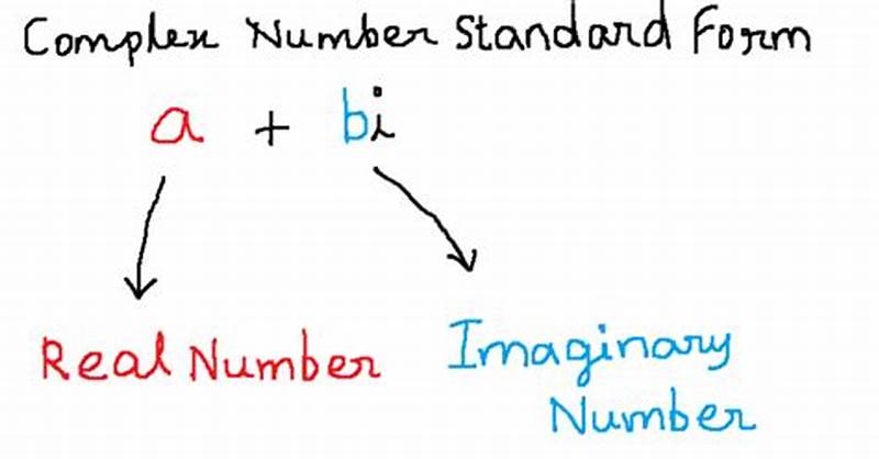 Complex Number In Standard Form Example