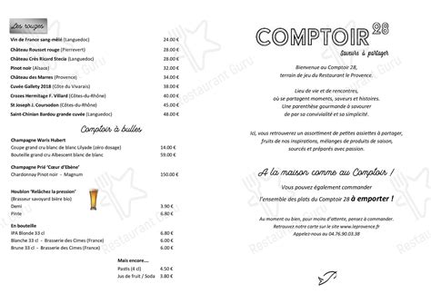 Comptoir 28 à Corenc