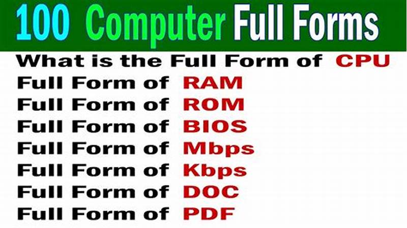 Computer Full Form