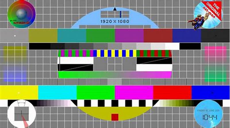 Computer Monitor Test Pattern