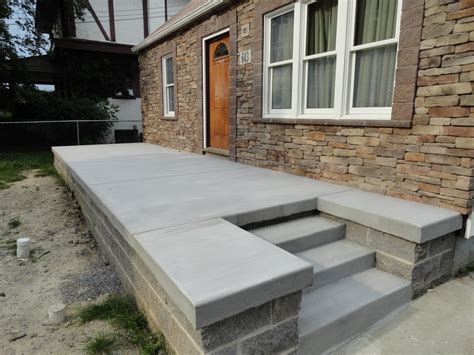 Concrete Front Porch