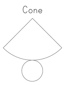 Cone Cutout Template