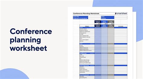 Conference Planning Timeline Template