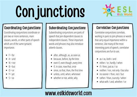 Conjunctions