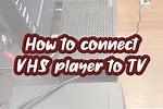 Connect VHS Player to TV