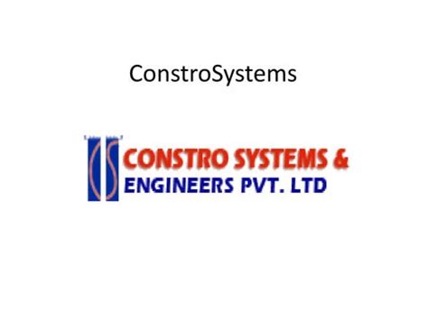 ConstroSystems & Engineers Pvt. Ltd : Formworks & Slipform Construction Company in India