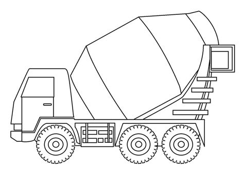 Construction Truck Printable