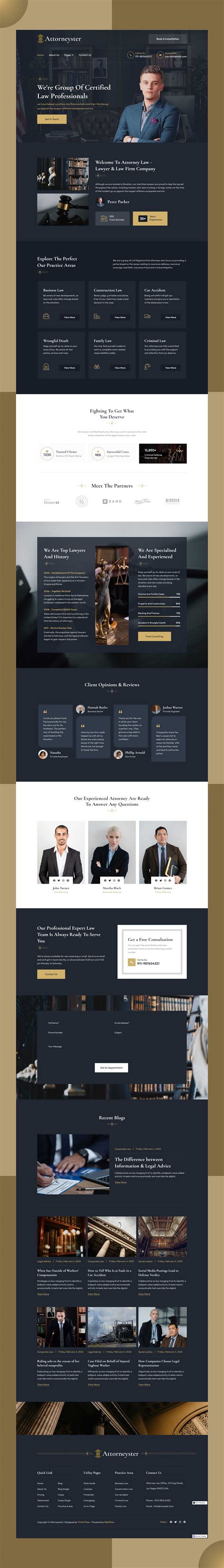 Consultancy Firm Website Template