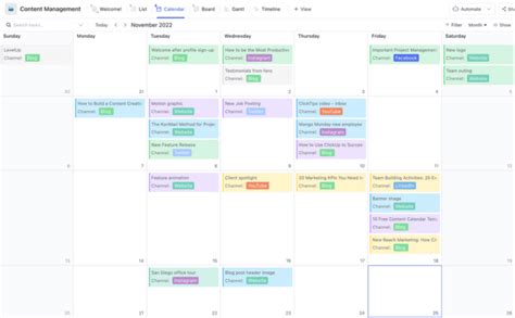Content Management Template