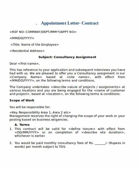 New letter of form xxvi appointment 615