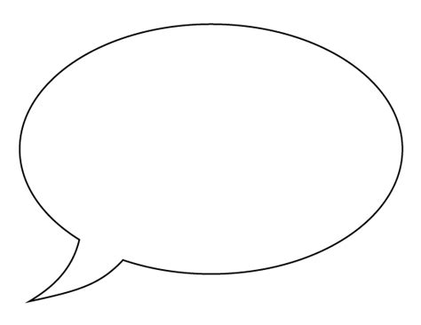 Conversation Bubble Template