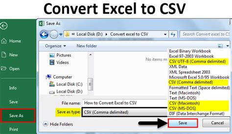 Convert CSV to Microsoft Excel