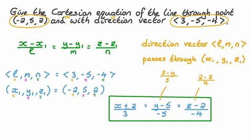Convert Cartesian Equation To Vector Form Calculator