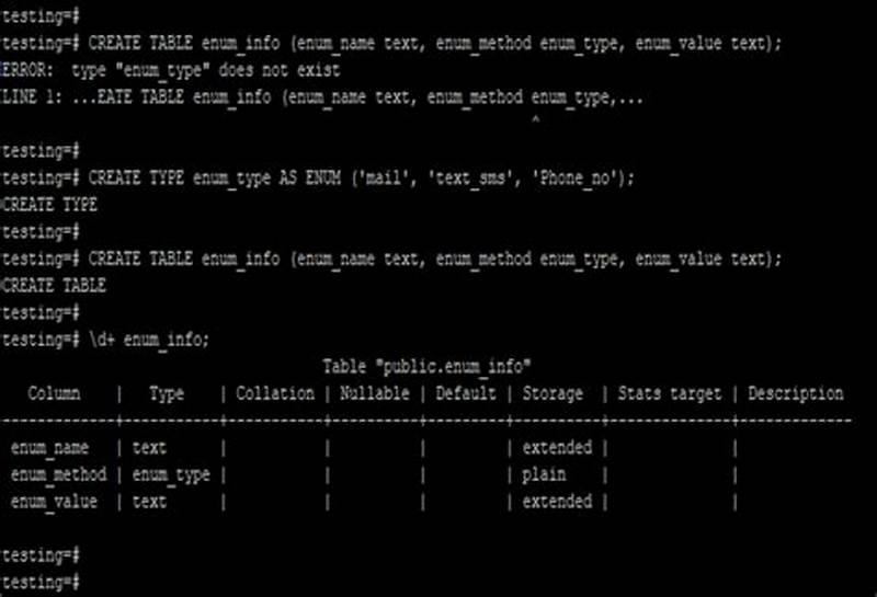 Convert Enum To Catalog In Postgresql From Code