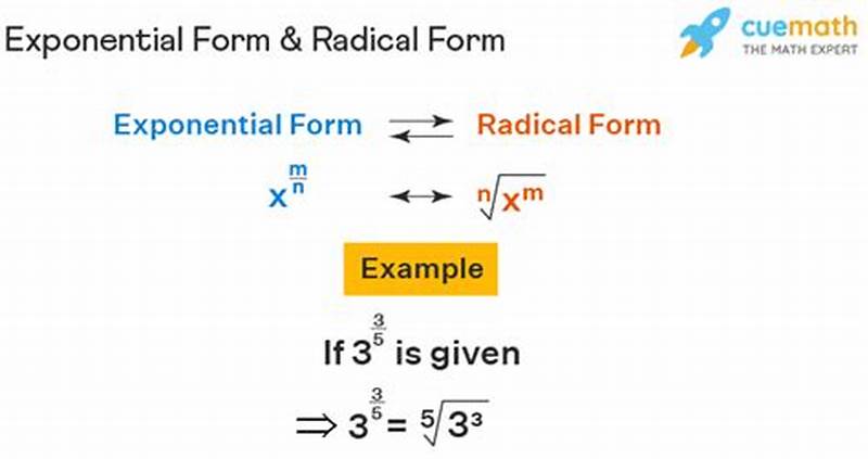 Convert Exponential Form To Radical Form