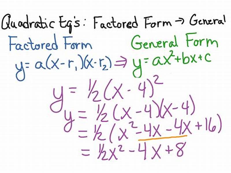 Convert General Form To Standard Form