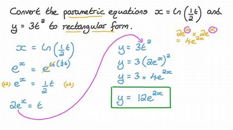 Converting Parametric Equations To Rectangular Form
