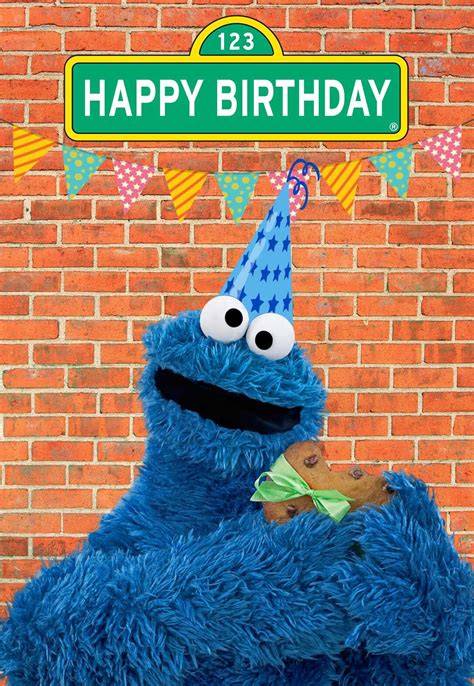 Cookie Monster Birthday Card Printable
